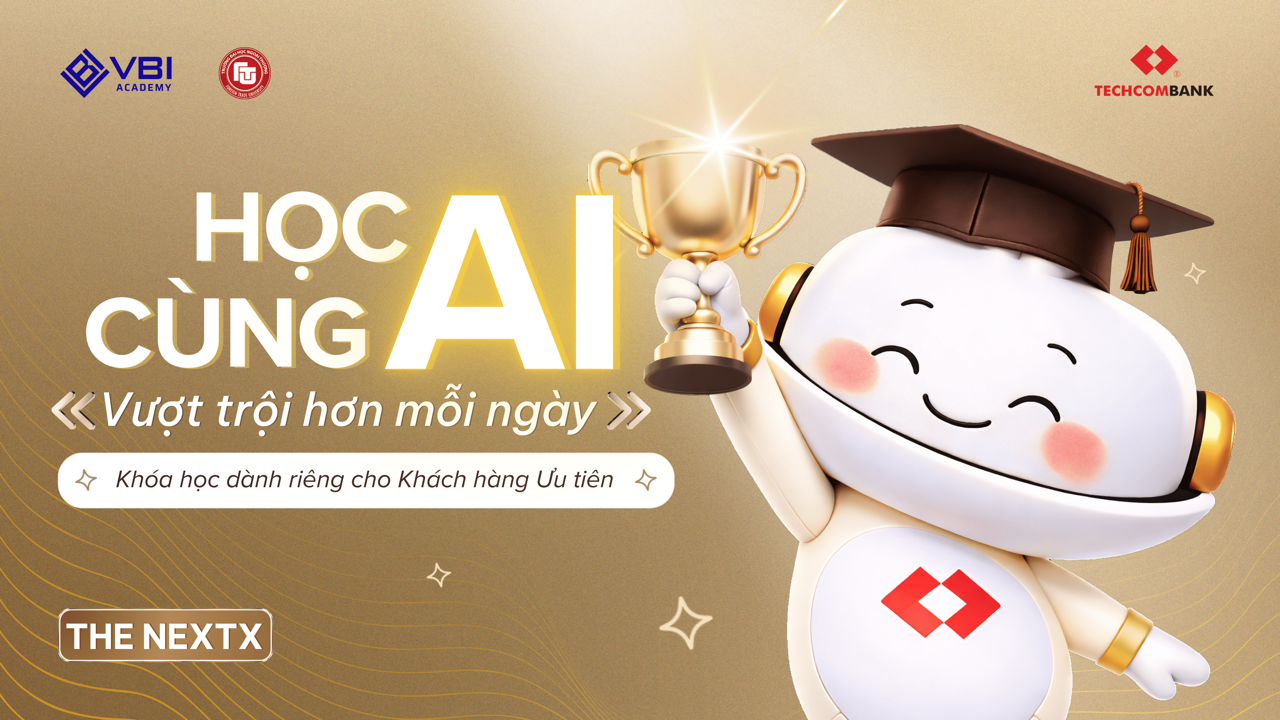 Khóa học đặc biệt || (Dành cho khách hàng PnP Techcombank) Học cùng AI - Vượt trội mỗi ngày