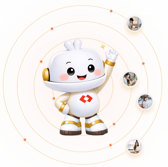 Linh vật minh họa hành trình